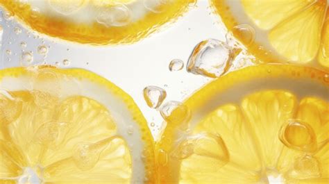 Premium Photo Fresh Lemon Slices Background