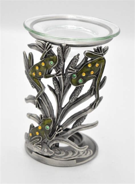 Vintage Metal Frog Tealight Holder Etsy