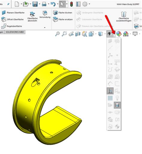 Iknow Solidworks Elemente Ausblenden Einblenden Alle Typen Ausblenden