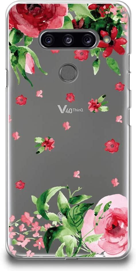 Amazon Casesbylorraine Compatible With Lg V Thinq Case Red Rose