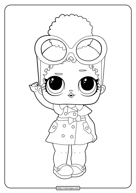 LOL Surprise Boss Queen Coloring Pages