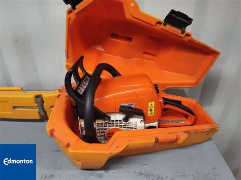 Stihl Chainsaw In Hard Case Qty Michener Allen Auctioneering Ltd