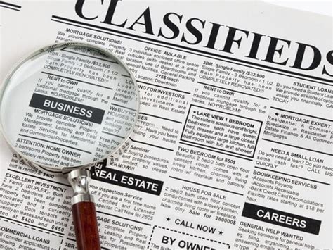 Classified Advertising Types Advantages And Disadvantages