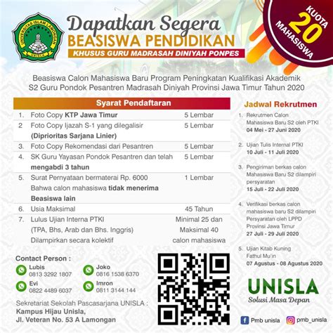 Beasiswa S2 Pendidikan Matematika 2020 Info Beasiswa Kuliah