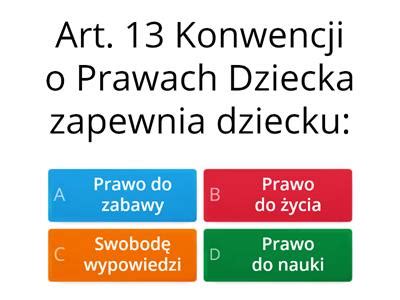 Teleturniej O Prawach Dzieci Materia Y Dydaktyczne