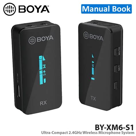 BOYA BY XM6 S1 Manual Book Visimoda