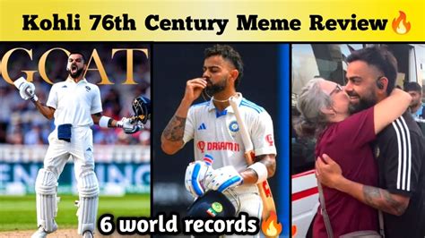 Virat Kohli 76th Century Meme Review Ind Vs WI 2nd Test Memes YouTube