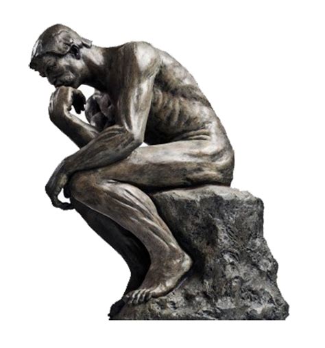 Download The Thinker Sculpture Auguste Rodin Royalty Free Vector