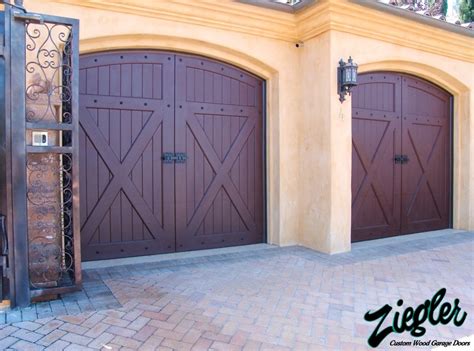 French Country Old World Wood Garage Doors Ziegler Doors Inc