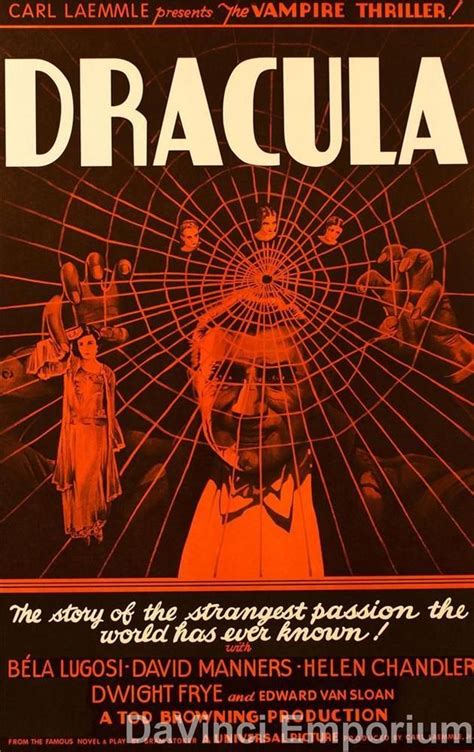 Dracula Vintage Movie Poster Lithograph Bela Lugosi Hand Pulled S2 Art