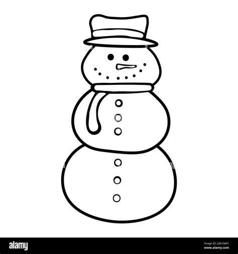 Cute Snowman Drawing