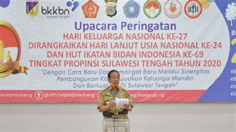 Peringatan Harganas Ke 27 Tingkat Provinsi Sulteng Dibuka Gubernur