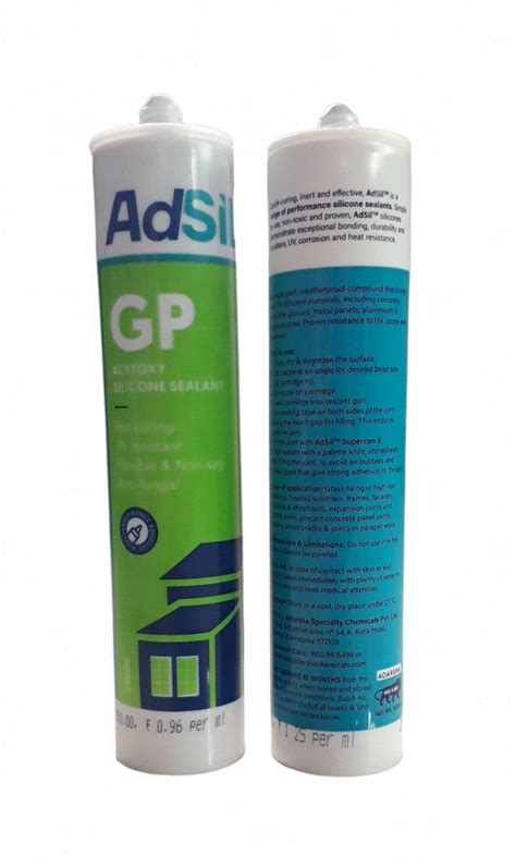 Adarsha Adsil 300ml RTV Silicone Sealant GP General Purpose At