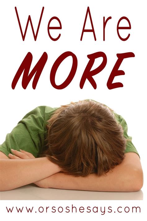 We Are MORE (he: Dan) - Or so she says...