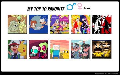 My Top 10 Favorite Duos By Jadethemogirl2008 On Deviantart