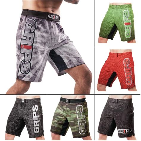 Mma Camouflage Fitness Ferocious Grips Geometric Boxing Shorts Tiger