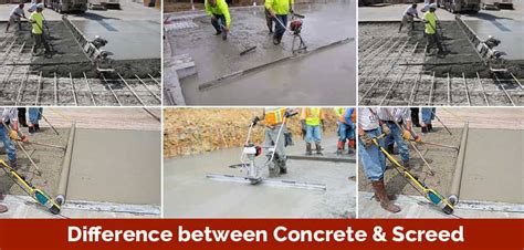 Difference Between Concrete And Screed