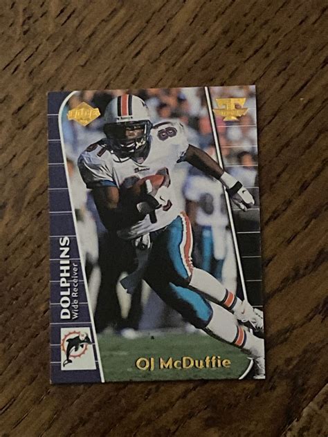 1999 Collector S Edge Triumph O J McDuffie Miami Dolphins T45 EBay