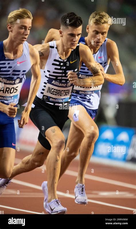 Brussels Belgium Th Sep Jakob Ingebrigtsen Of Norway Broke The