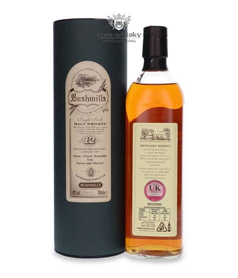 Bushmills Letni Single Irish Malt Distillery Reserve L