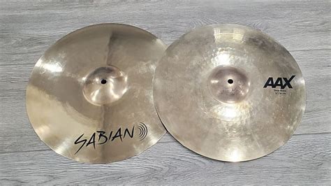 Sabian Aax Thin Hi Hat Brilliant Cymbals Gorgeous Reverb