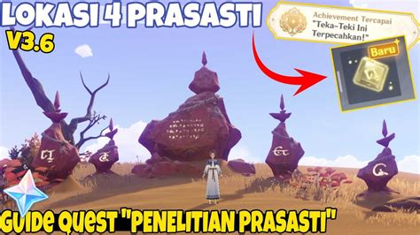 Guide World Quest Penelitian Prasasti Lokasi 4 Prasasti Hilang