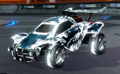 Rocket League Titanium White Octane Design With Dissolver And Titanium