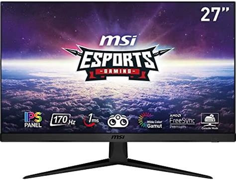 MSI 27 OPTIX G2712 Flat IPS 1920X1080 FHD 16 9 170HZ 1MS Freesync