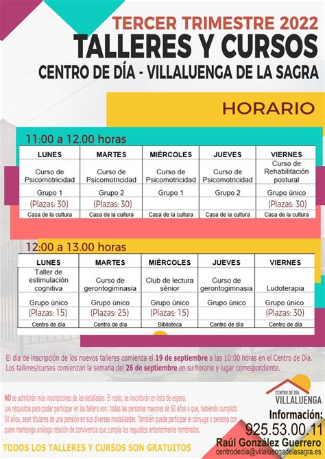 Actividades Centro de Día de Villaluenga Ayto Villaluenga de la Sagra