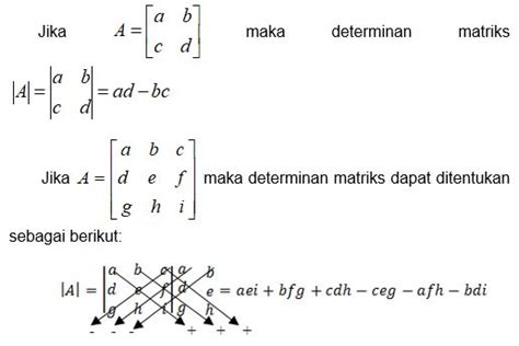 Cara Mencari Determinan Matriks 4x4 Lembar Edu