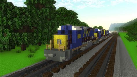 Minecraft Railfanning In The Mountains Animation Youtube