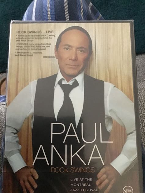 Paul Anka Rock Swings Live At The Montreal Jazz Festival DVD 2006