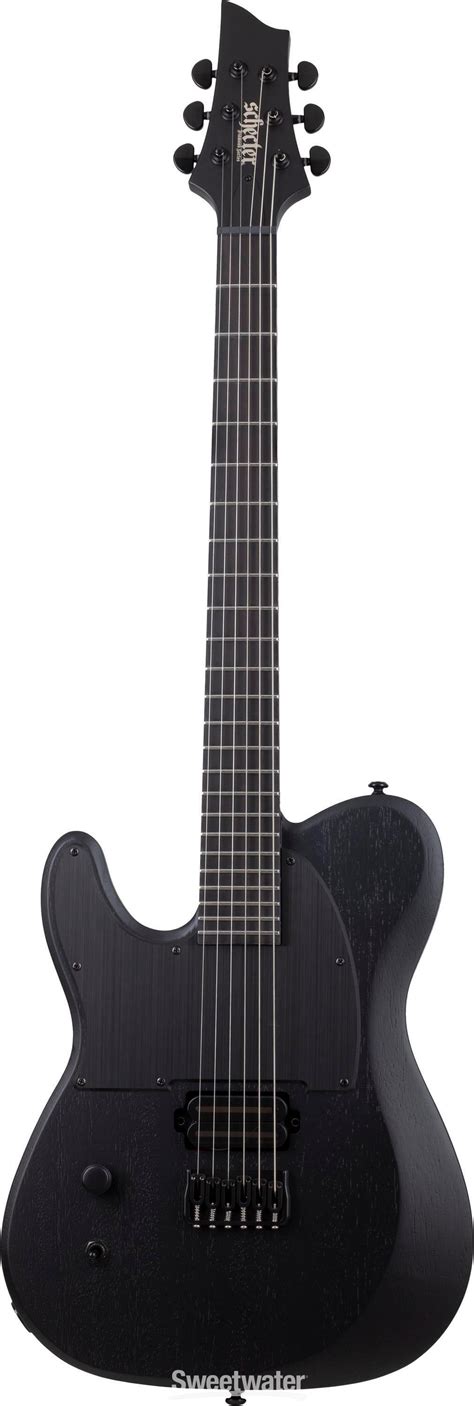 Schecter PT Black Ops Left-handed Electric Guitar - Black | Sweetwater