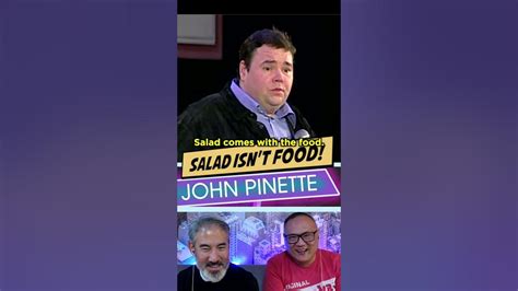 🤣 John Pinette Thinks Salad Isnt Food 😆 Funny Comedy Shorts Youtube