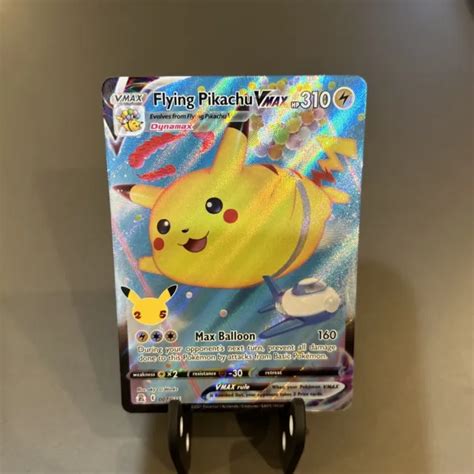 Pok Mon Tcg Flying Pikachu Vmax Celebrations Holo Ultra Rare Mt