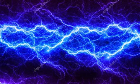 Blue Fantasy Lightning Stock Photo By Cappa