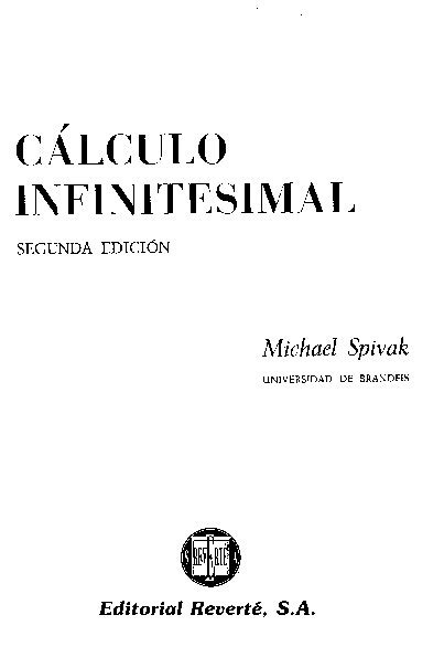 Calculus Spivak - PDFCOFFEE.COM