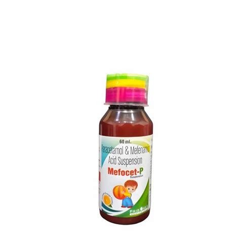 Paracetamol Mefanamic Acid Suspension At Rs 65 Bottle Paracetamol