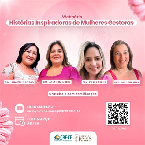 Webinário Histórias Inspiradoras de Mulheres Gestoras CRF CE