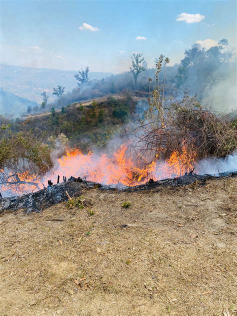 Conred On Twitter Quich En Seguimiento Al Incendio Forestal De