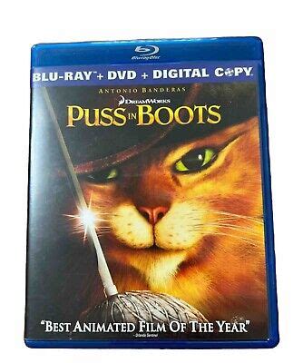 Puss In Boots Two Disc Blu Ray Dvd Comb Blu Ray Ebay