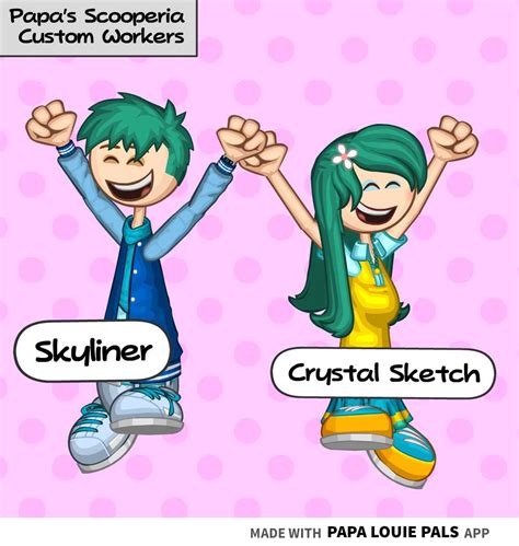 Papa's Scooperia Custom Workers by JohnG15 on DeviantArt