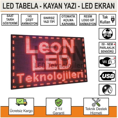 Led Tabela X Cm Kayan Yaz Tek Tarafl Led Tabela Kayan Yaz