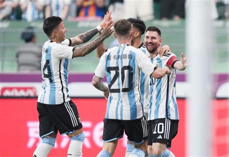 Messi Mania At Fever Pitch As Argentina Face Australia In Beijing