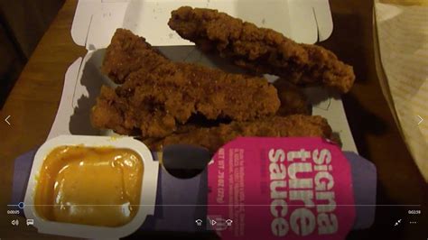 Mcdonalds Buttermilk Chicken Strips With Signature Sauce 2 Brand New