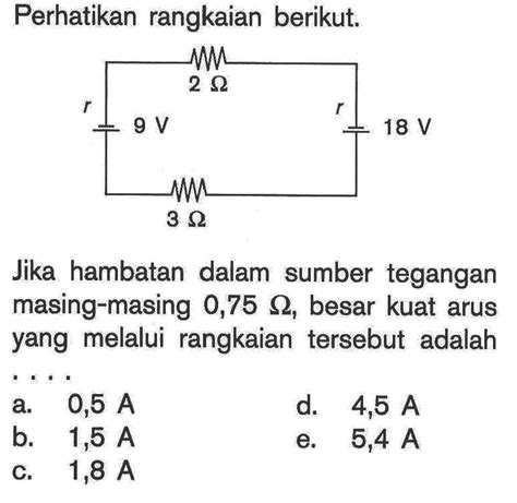 Kumpulan Contoh Soal Hukum Ii Kirchoff Fisika Kelas 12 Colearn