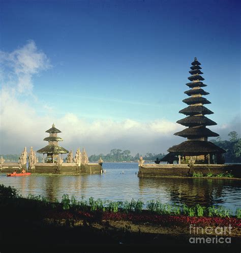 The Water Temple On Lake Bratan Photograph by - Fine Art America