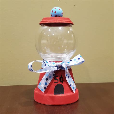 Flower Pot Gumball Machine Etsy