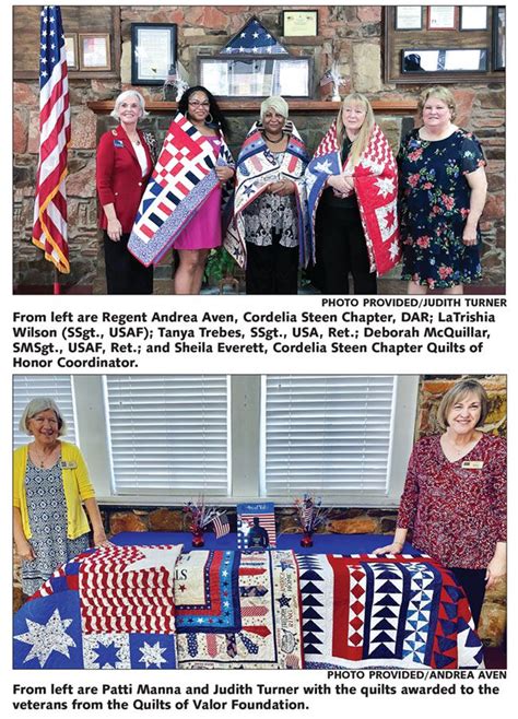 Three Uco Veterans Receive Quilts Of Valor