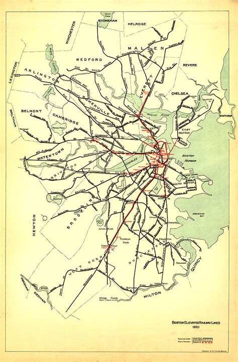 Mapping Boston’s 1921 Subway-Streetcar Network - Rails, Roads, and ...